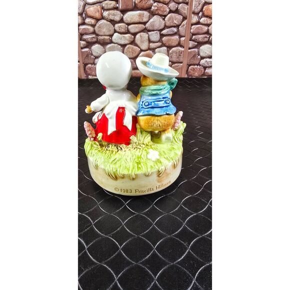 Priscilla Hillman Jack & Jill Musical Gift World Gorham Mouse Japan Figures 1983 - Picture 5 of 9